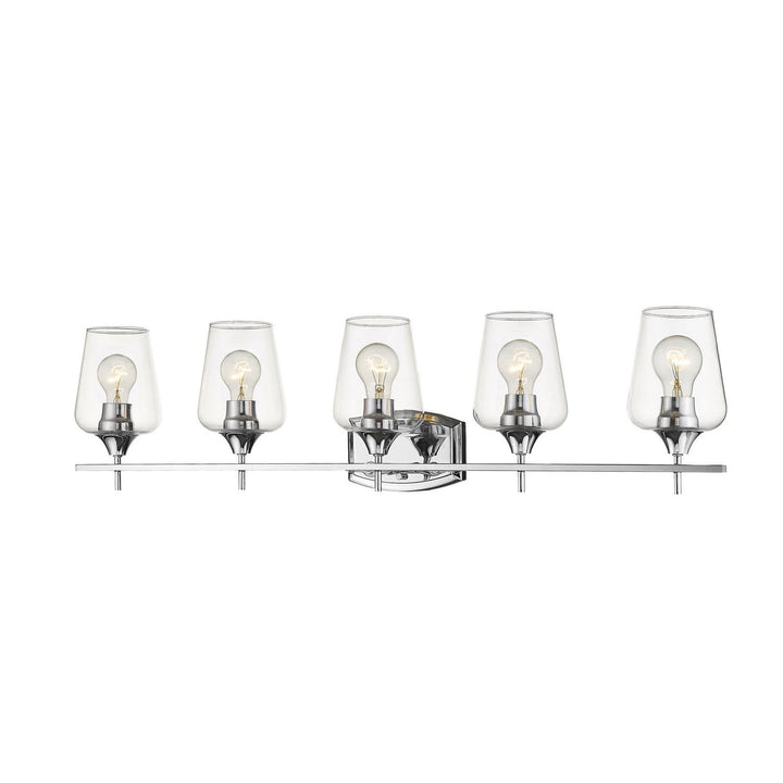 Z-Lite Joliet 473-5V-CH Bath Vanity Light 38 in. wide - Chrome