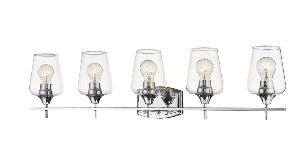 Z-Lite Joliet 473-5V-CH Bath Vanity Light 38 in. wide - Chrome