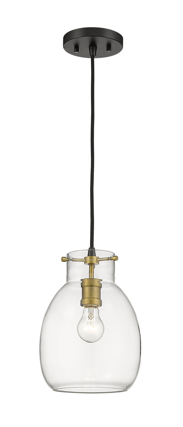 Z-Lite Bella 476MP-MB-OBR Pendant Light - Matte Black / Olde Brass