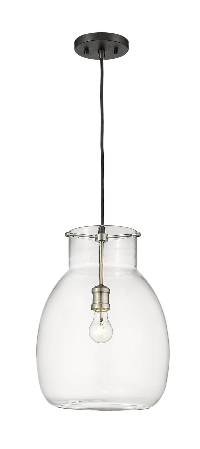 Z-Lite Bella 476P-MB-BN Pendant Light - Matte Black / Brushed Nickel