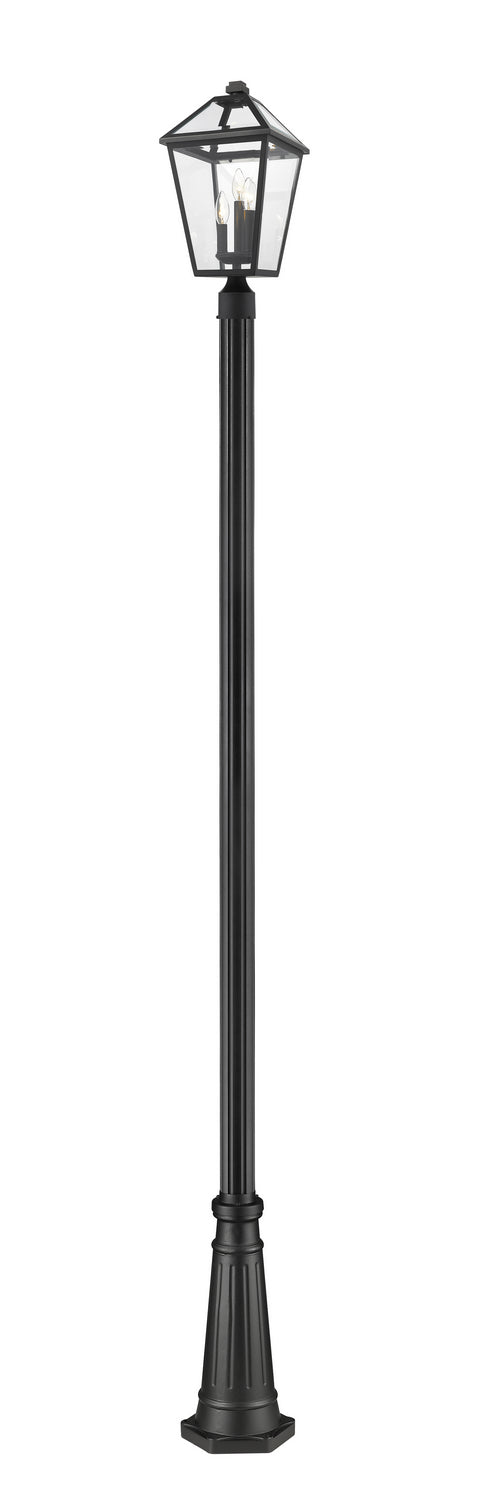 Z-Lite Lighting 579PHBR-519P-BK  Talbot Outdoor Black