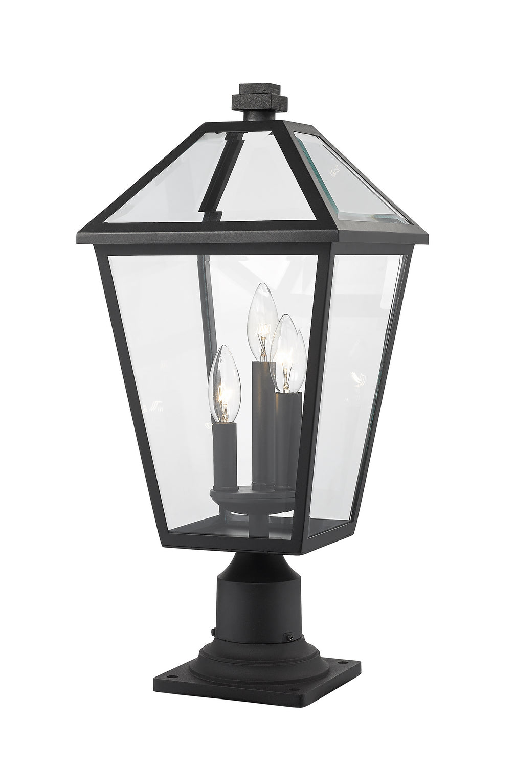 Z-Lite Lighting 579PHBR-533PM-BK  Talbot Outdoor Black