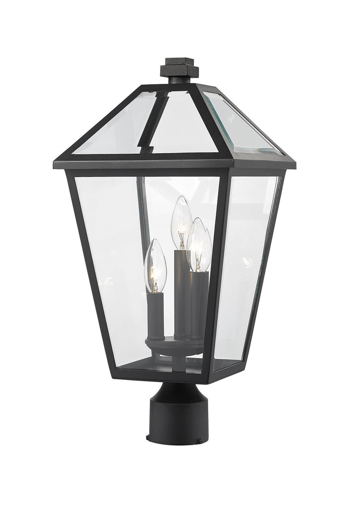 Z-Lite Lighting 579PHBR-BK  Talbot Outdoor Black