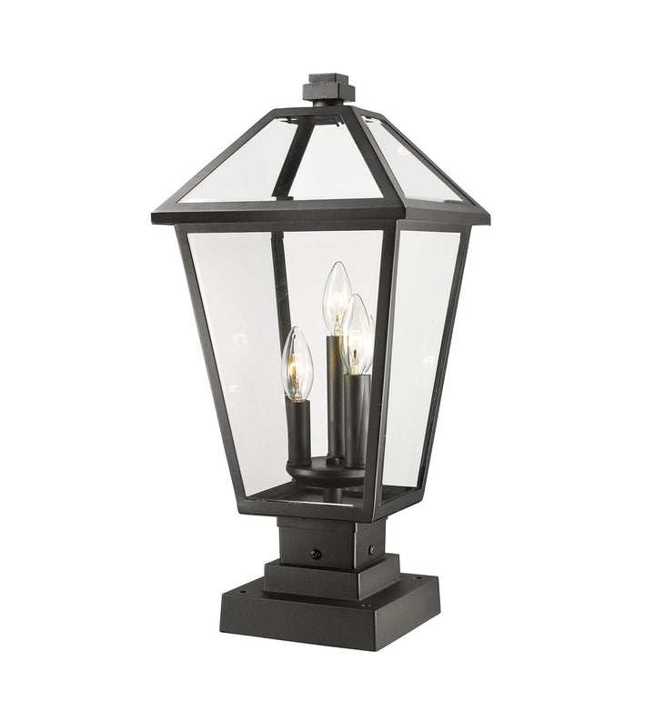 Z-Lite Lighting 579PHBS-SQPM-BK  Talbot Outdoor Black