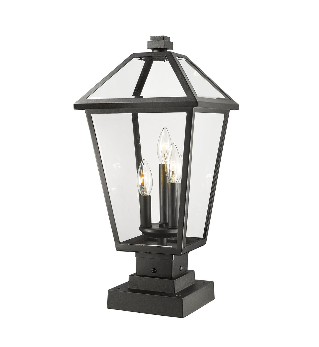 Z-Lite Lighting 579PHBS-SQPM-BK  Talbot Outdoor Black