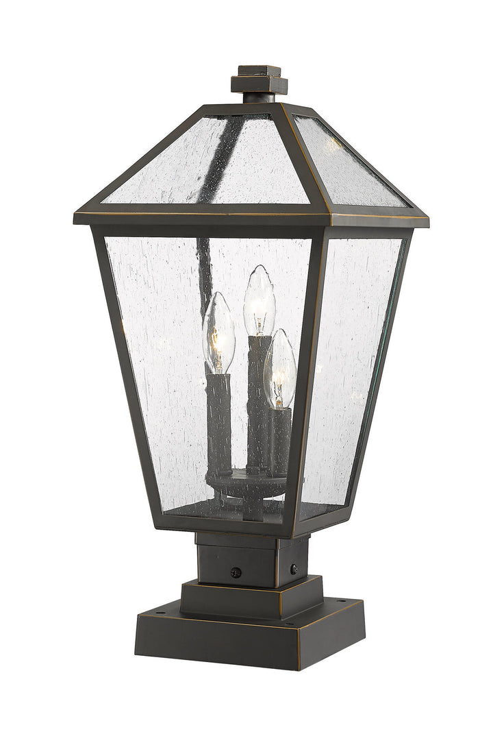 Z-Lite Lighting 579PHBS-SQPM-ORB  Talbot Outdoor Oil Rubbed Bronze