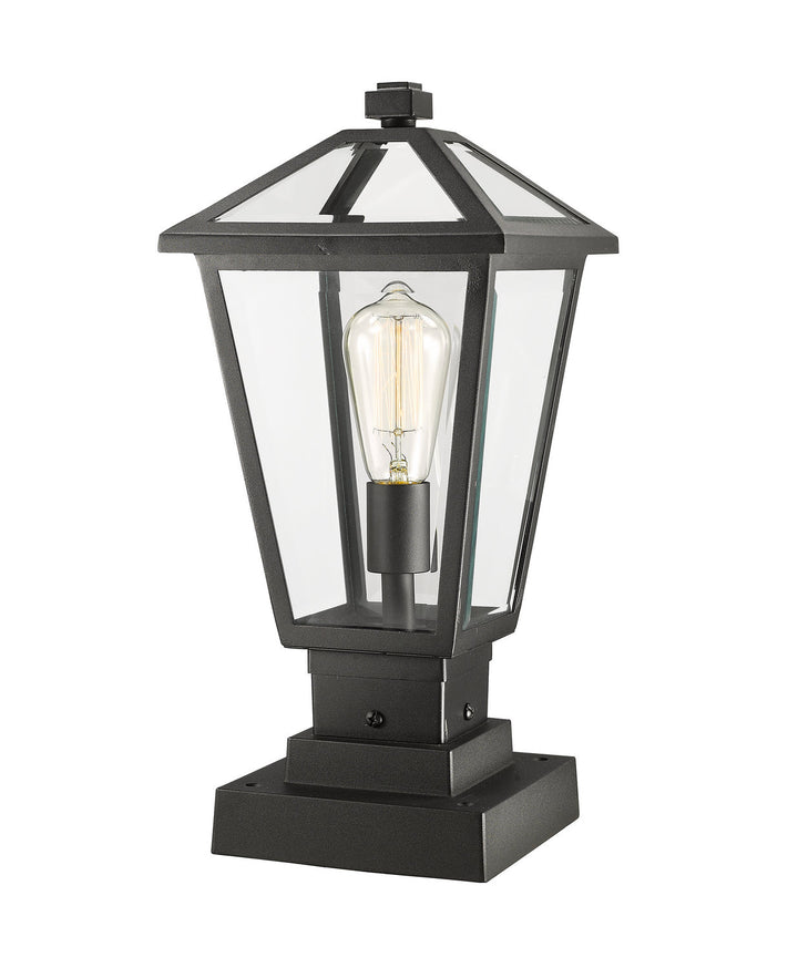 Z-Lite Lighting 579PHMS-SQPM-BK  Talbot Outdoor Black