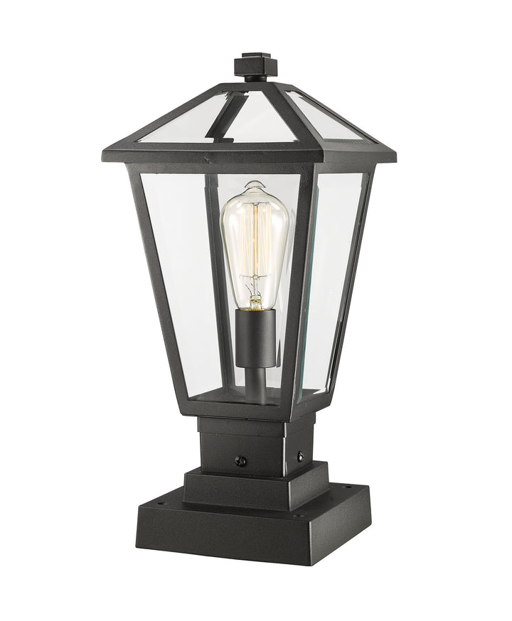 Z-Lite Lighting 579PHMS-SQPM-BK  Talbot Outdoor Black