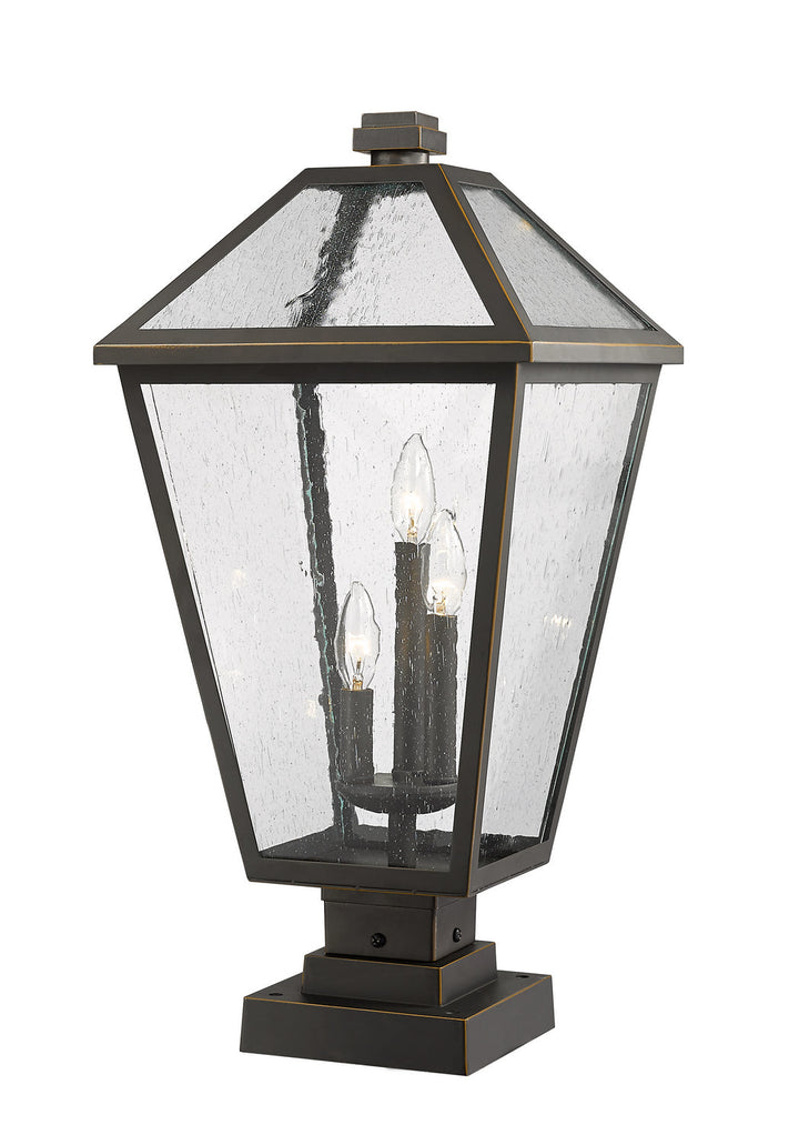 Z-Lite Lighting 579PHXLS-SQPM-ORB  Talbot Outdoor Oil Rubbed Bronze