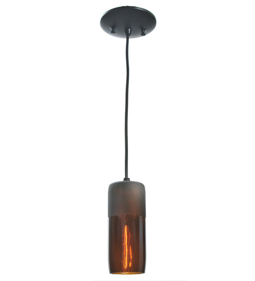 Meyda Tiffany Venice 99430 Pendant Light - Amber Half Sandblasted