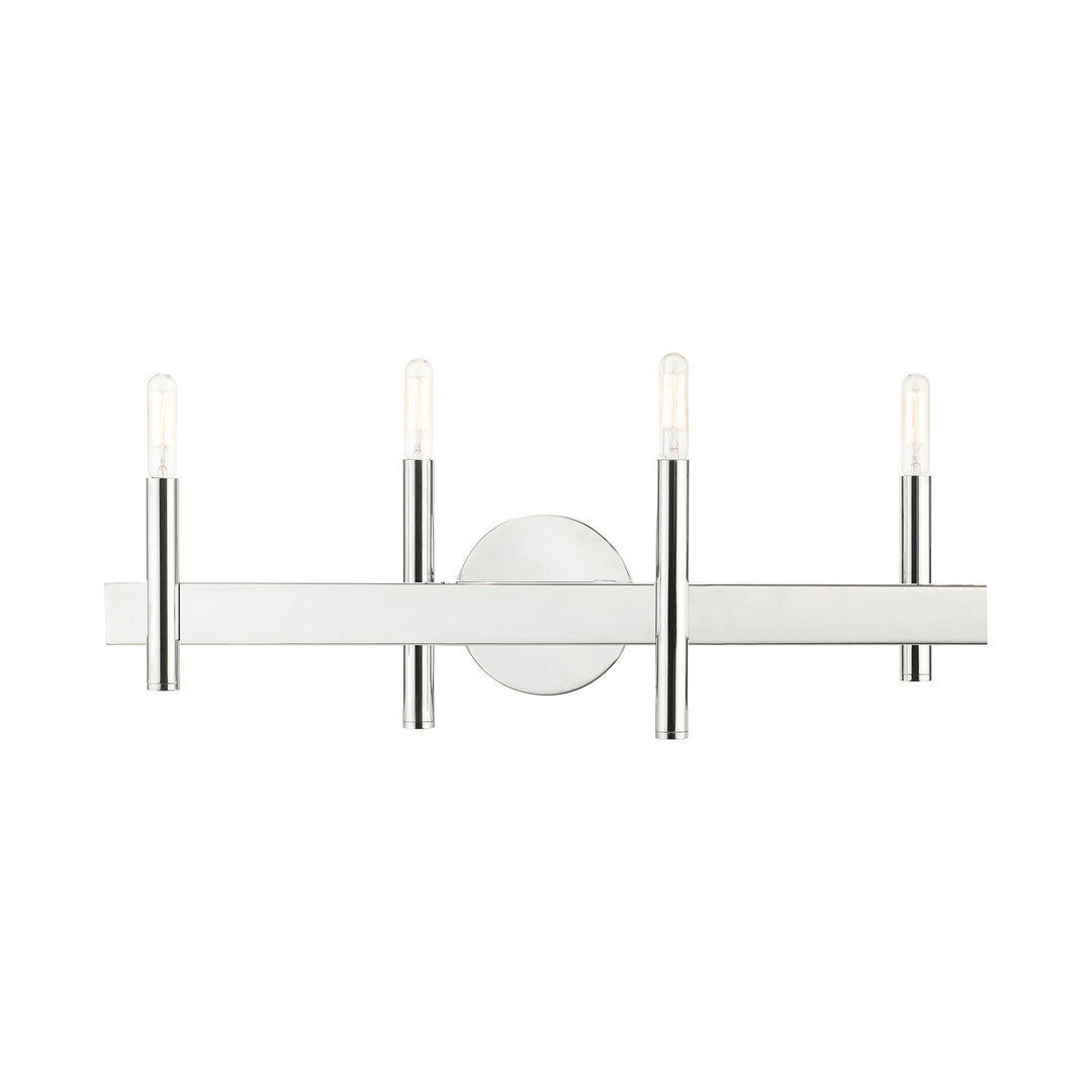 Livex Denmark 15584-05 Bath Vanity Light 24 in. wide - Polished Chrome