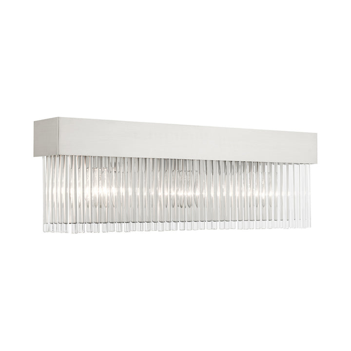Livex Norwich 15713-91 Wall Sconce Light - Brushed Nickel