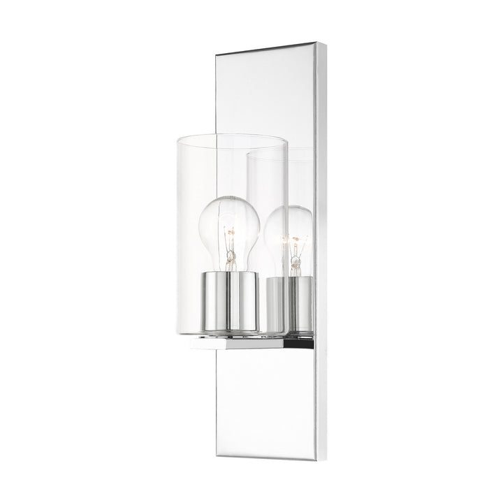 Livex Zurich 16551-05 Wall Sconce Light - Polished Chrome