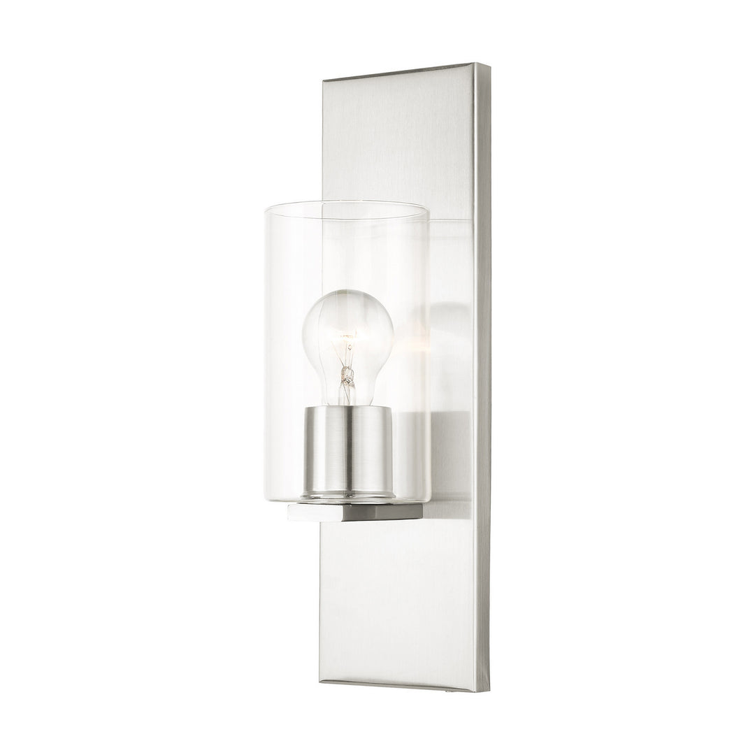 Livex Zurich 16551-91 Wall Sconce Light - Brushed Nickel