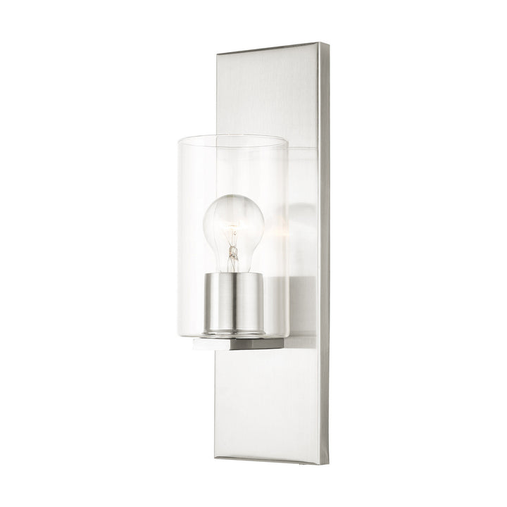 Livex Zurich 16551-91 Wall Sconce Light - Brushed Nickel
