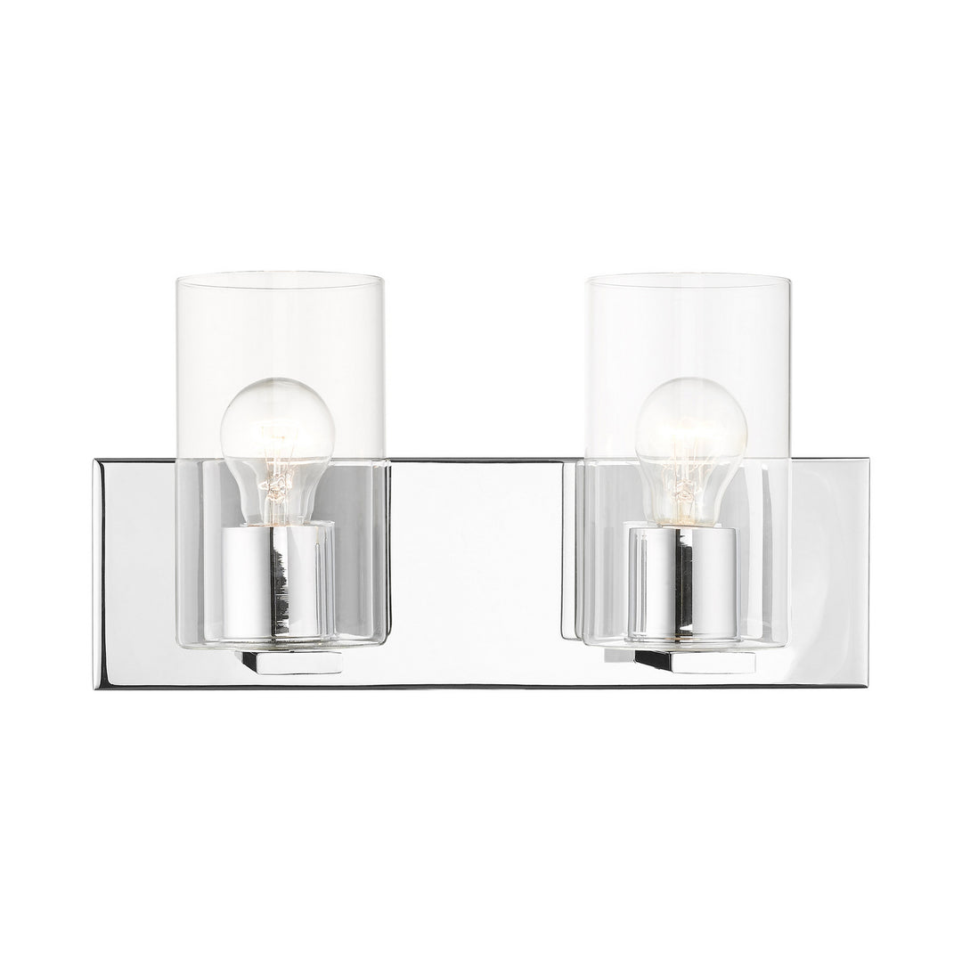 Livex Zurich 16552-05 Bath Vanity Light 15 in. wide - Polished Chrome