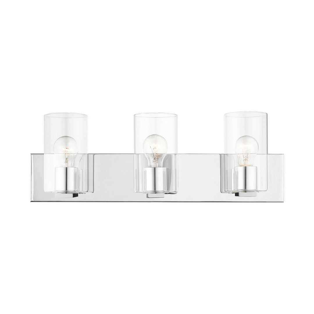 Livex Zurich 16553-05 Bath Vanity Light 24 in. wide - Polished Chrome