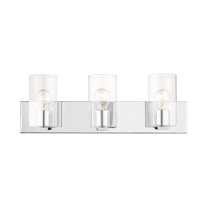 Livex Zurich 16553-05 Bath Vanity Light 24 in. wide - Polished Chrome