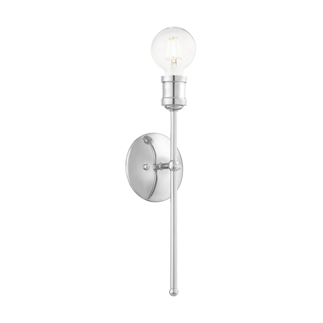 Livex Lansdale 16711-05 Wall Sconce Light - Polished Chrome