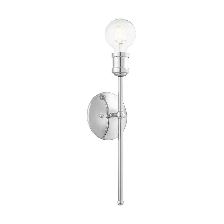 Livex Lansdale 16711-05 Wall Sconce Light - Polished Chrome