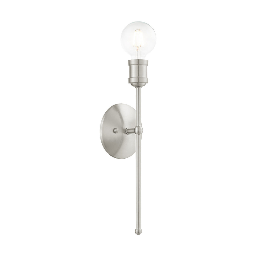 Livex Lansdale 16711-91 Wall Sconce Light - Brushed Nickel