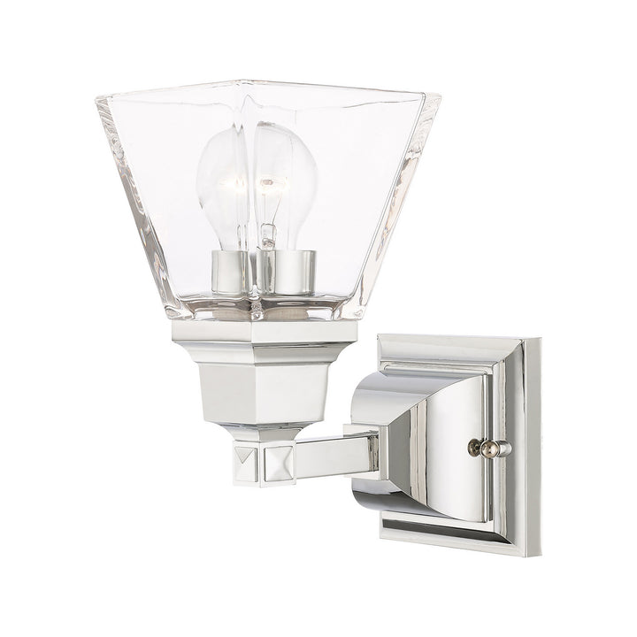 Livex Mission 17171-05 Wall Sconce Light - Polished Chrome