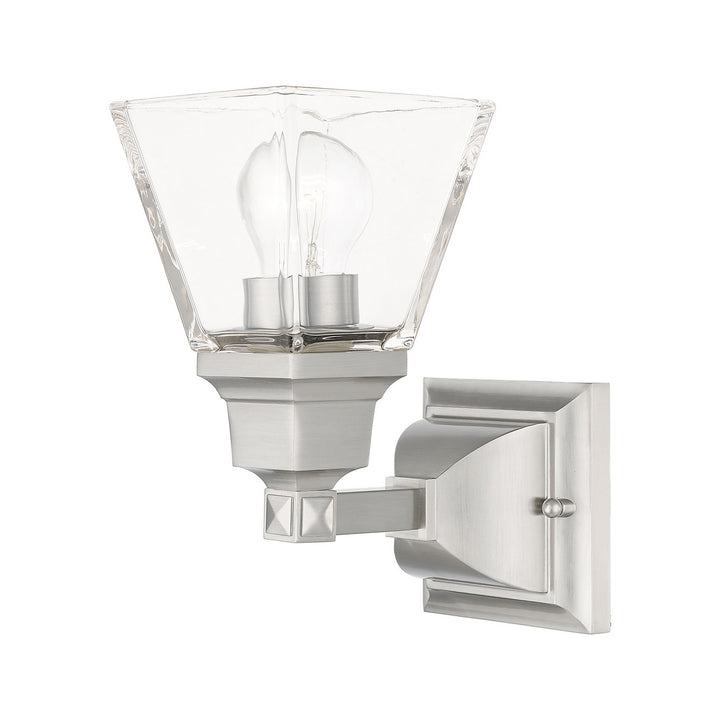 Livex Mission 17171-91 Wall Sconce Light - Brushed Nickel