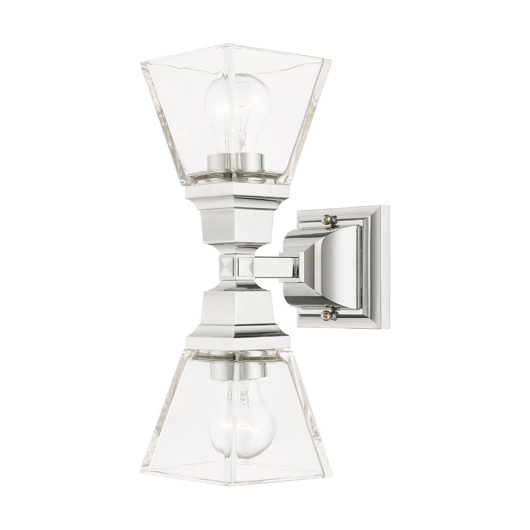 Livex Mission 17178-05 Wall Sconce Light - Polished Chrome