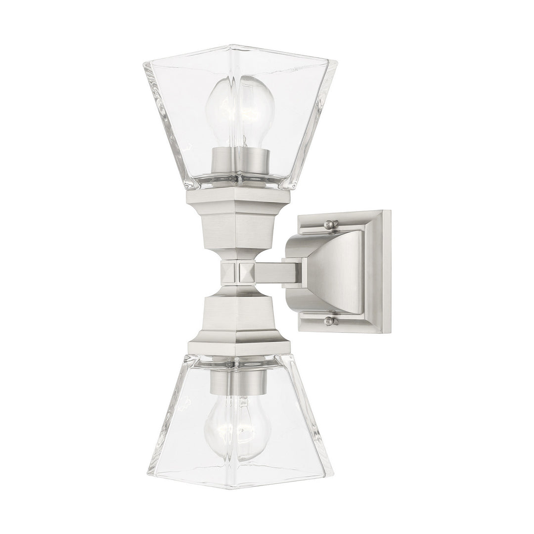 Livex Mission 17178-91 Wall Sconce Light - Brushed Nickel