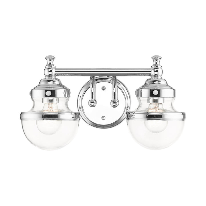 Livex Oldwick 17412-05 Bath Vanity Light 15 in. wide - Polished Chrome