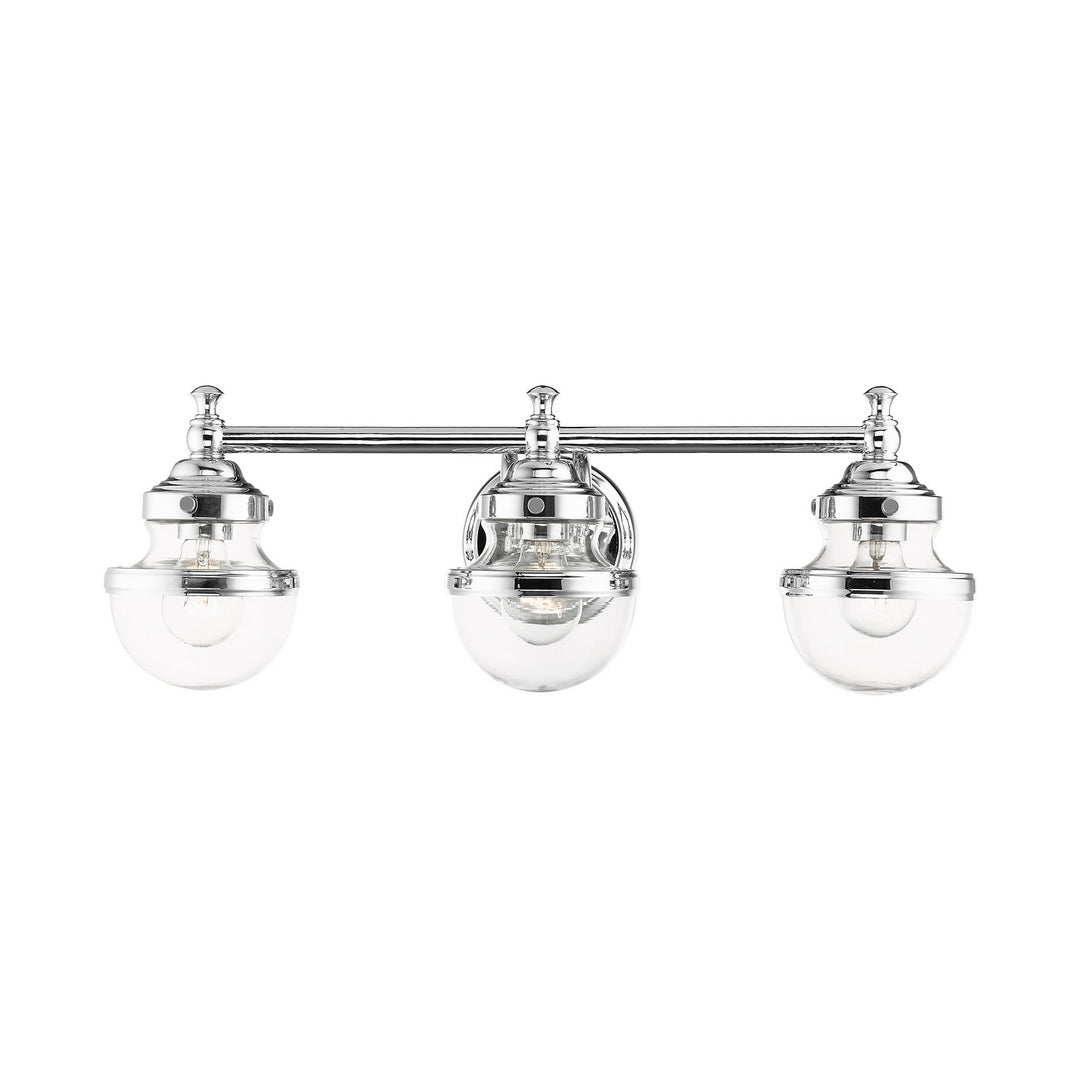 Livex Oldwick 17413-05 Bath Vanity Light 24 in. wide - Polished Chrome