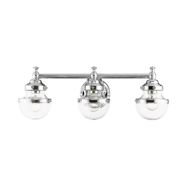 Livex Oldwick 17413-05 Bath Vanity Light 24 in. wide - Polished Chrome