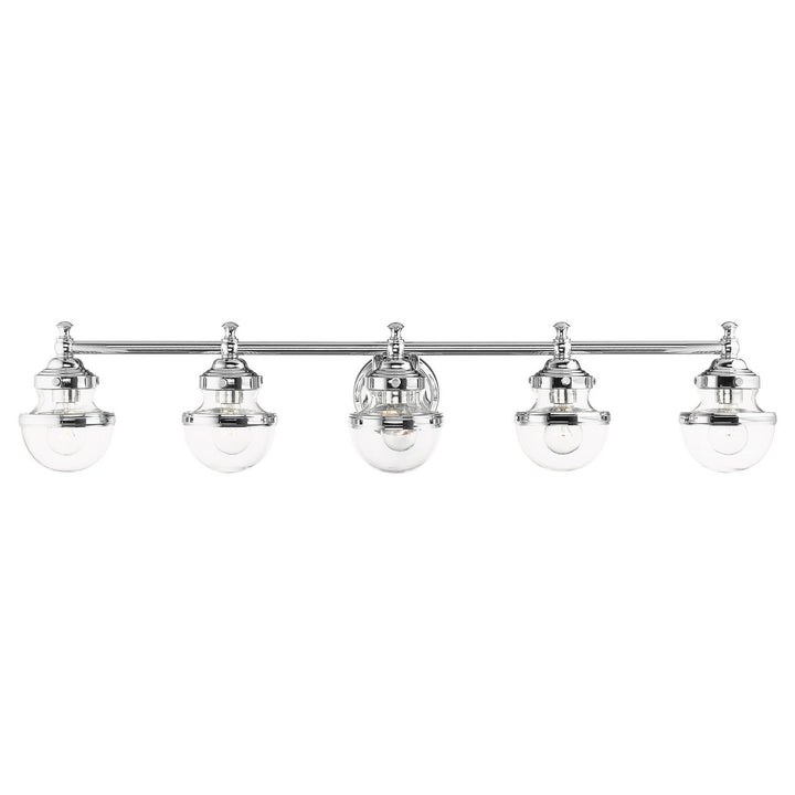 Livex Oldwick 17415-05 Bath Vanity Light 42 in. wide - Polished Chrome