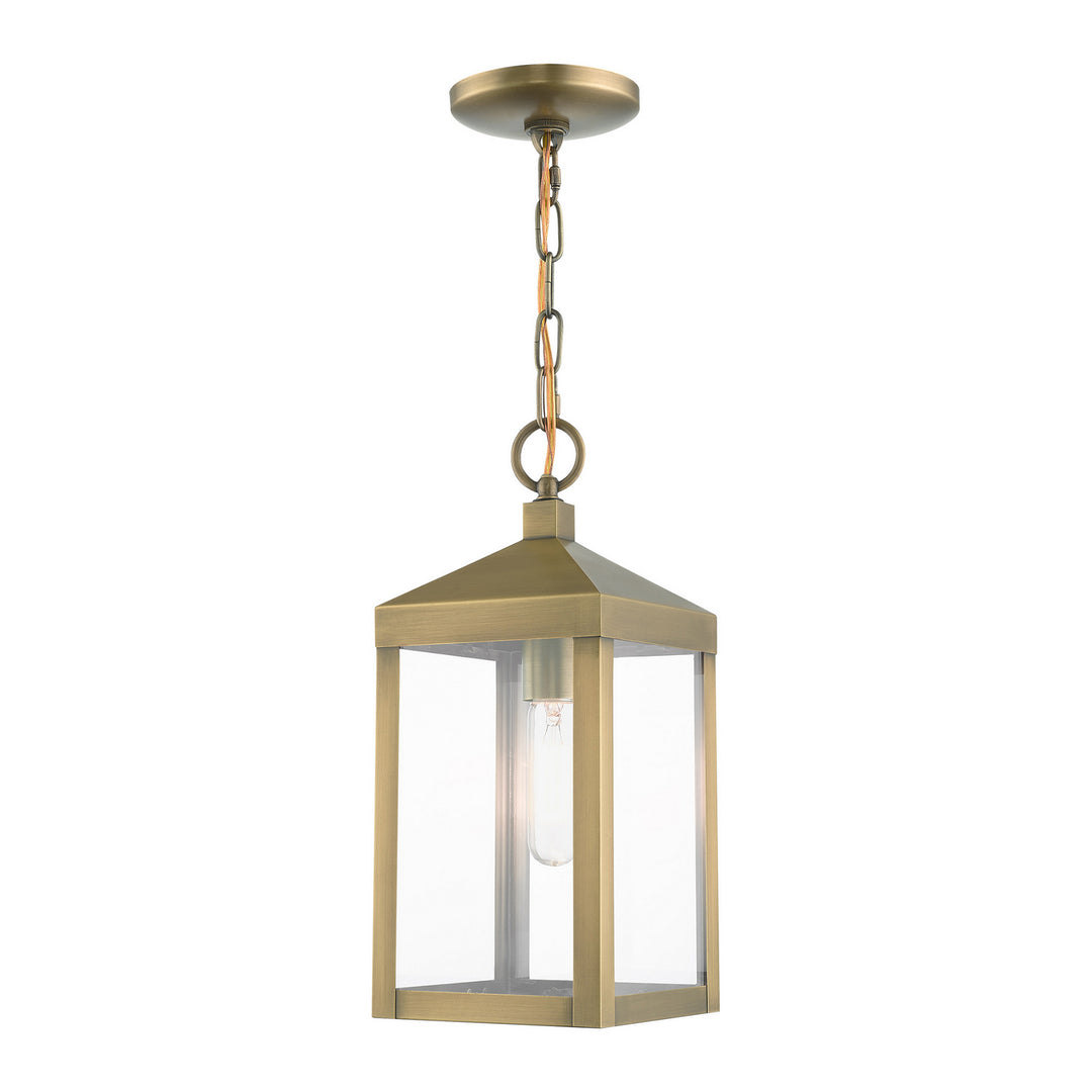 Livex Lighting 20591-01  Nyack Outdoor Antique Brass