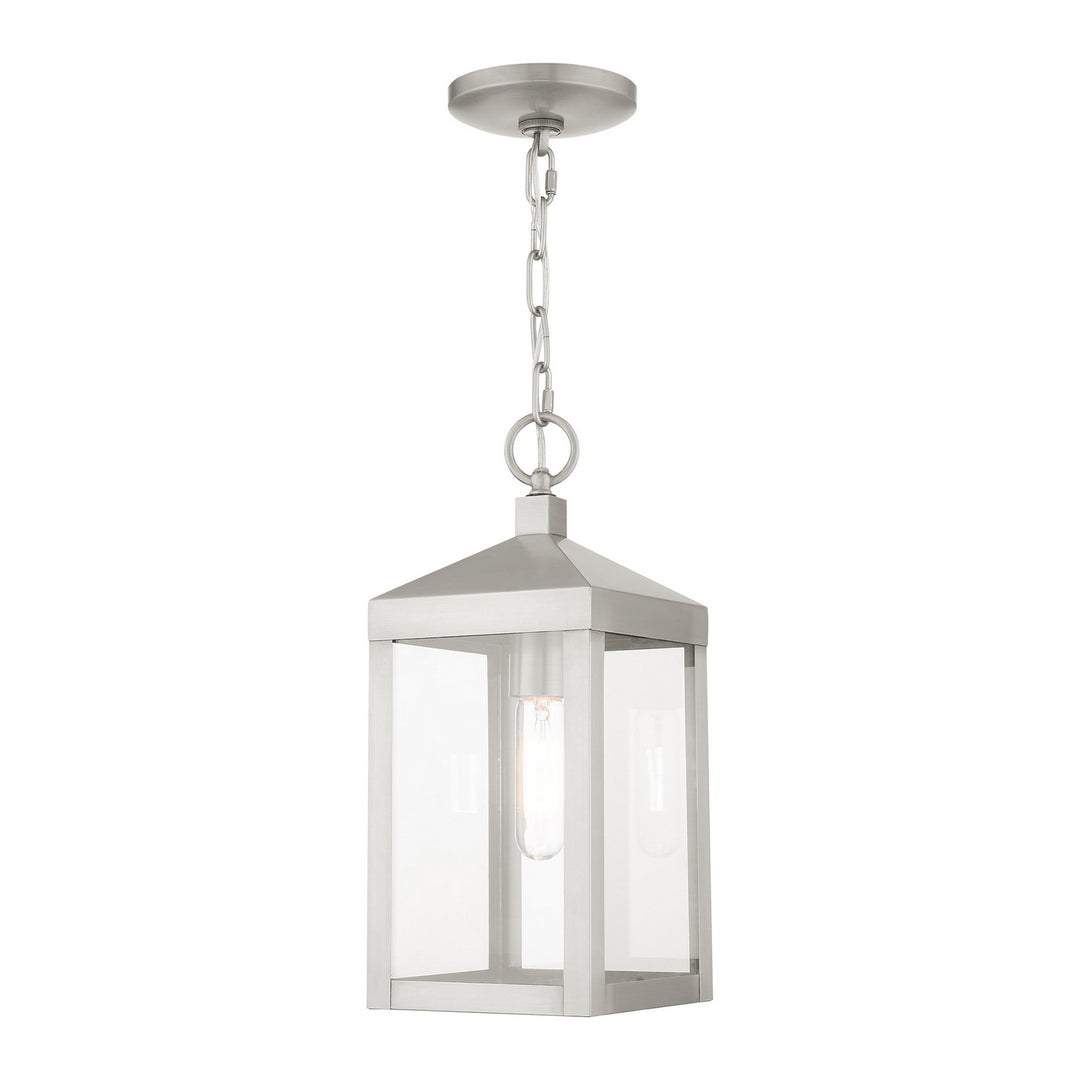 Livex Lighting 20591-91  Nyack Outdoor Brushed Nickel