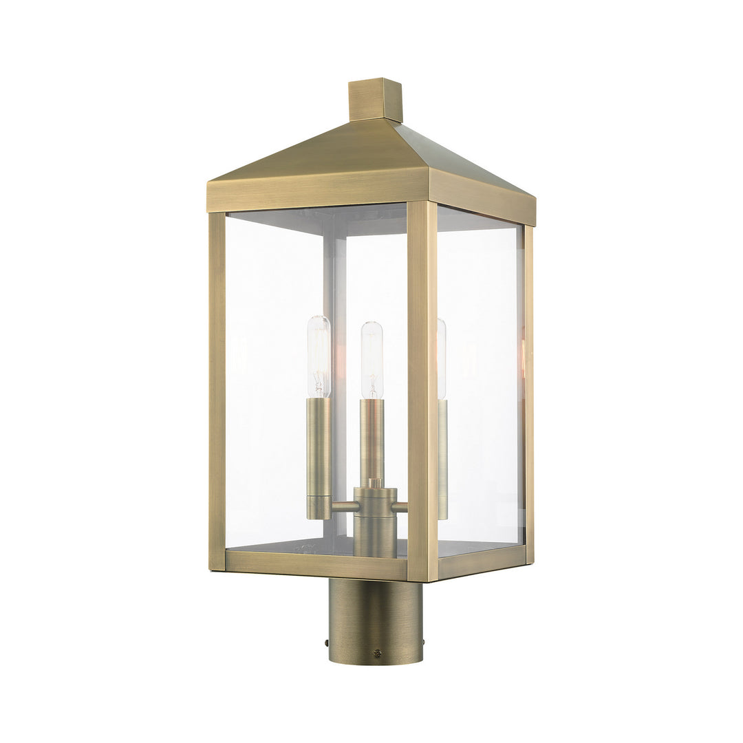 Livex Lighting 20592-01  Nyack Outdoor Antique Brass