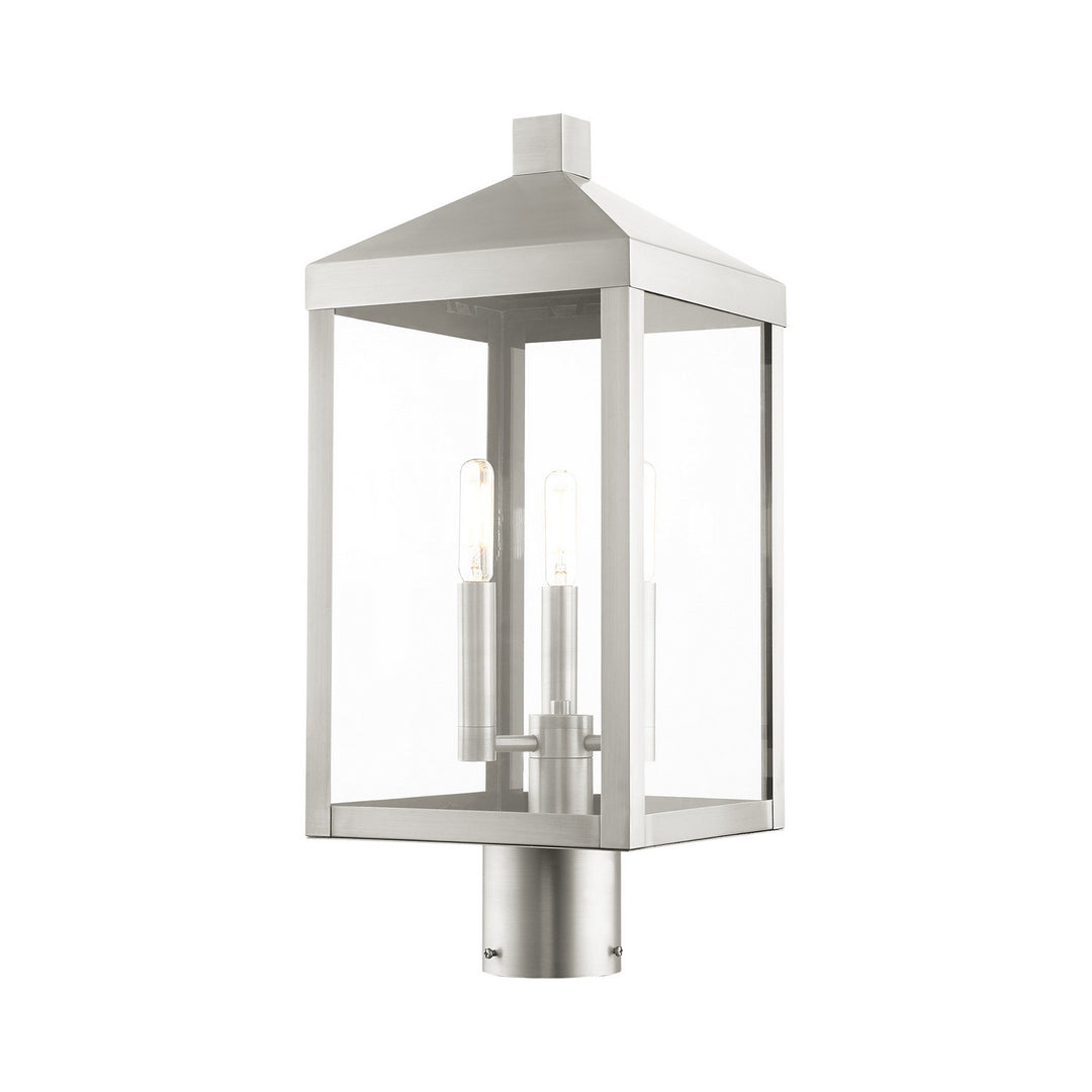 Livex Lighting 20592-91  Nyack Outdoor Brushed Nickel
