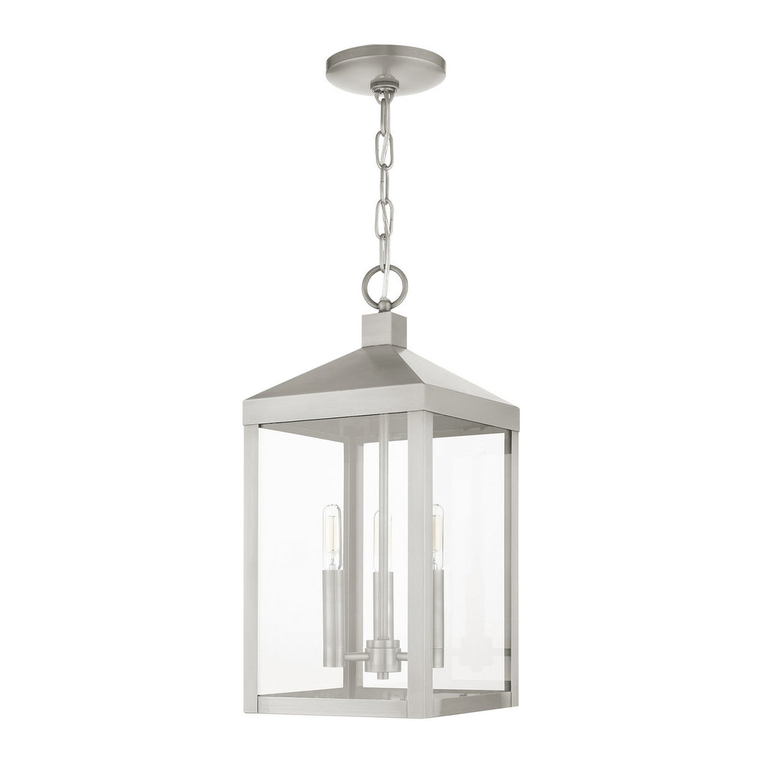 Livex Lighting 20593-91  Nyack Outdoor Brushed Nickel