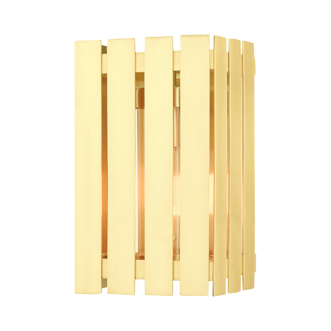 Livex Lighting 20751-12  Greenwich Outdoor Satin Brass