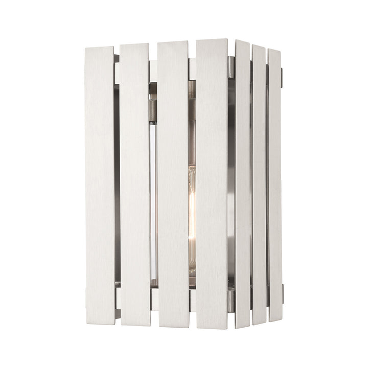 Livex Lighting 20751-91  Greenwich Outdoor Brushed Nickel