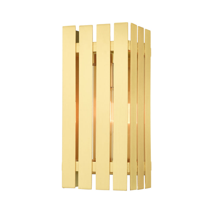 Livex Lighting 20752-12  Greenwich Outdoor Satin Brass