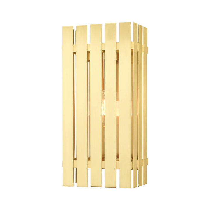 Livex Greenwich 20753-12 Wall Sconce Light - Satin Brass