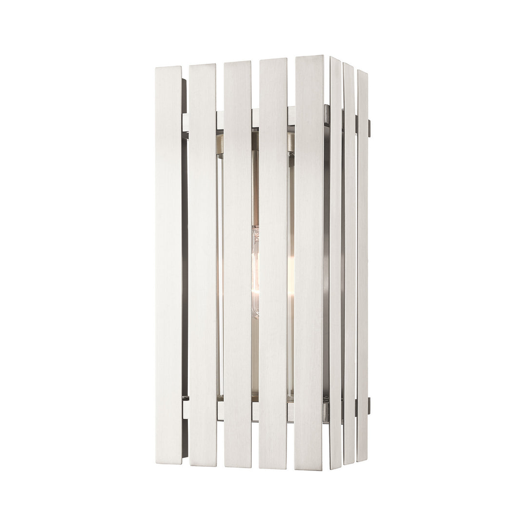 Livex Greenwich 20753-91 Wall Sconce Light - Brushed Nickel
