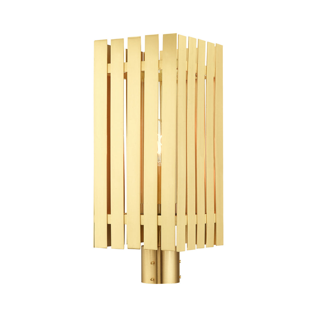 Livex Lighting 20756-12  Greenwich Outdoor Satin Brass