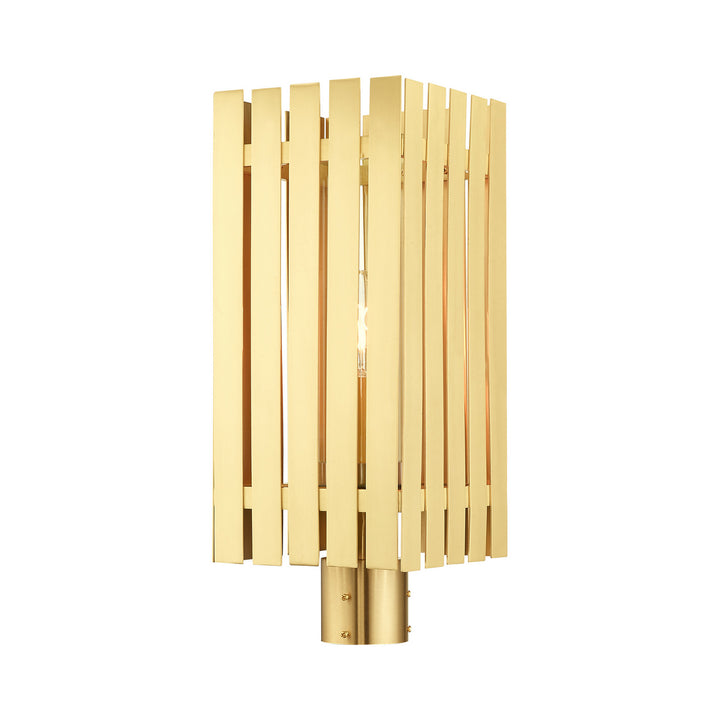 Livex Lighting 20756-12  Greenwich Outdoor Satin Brass