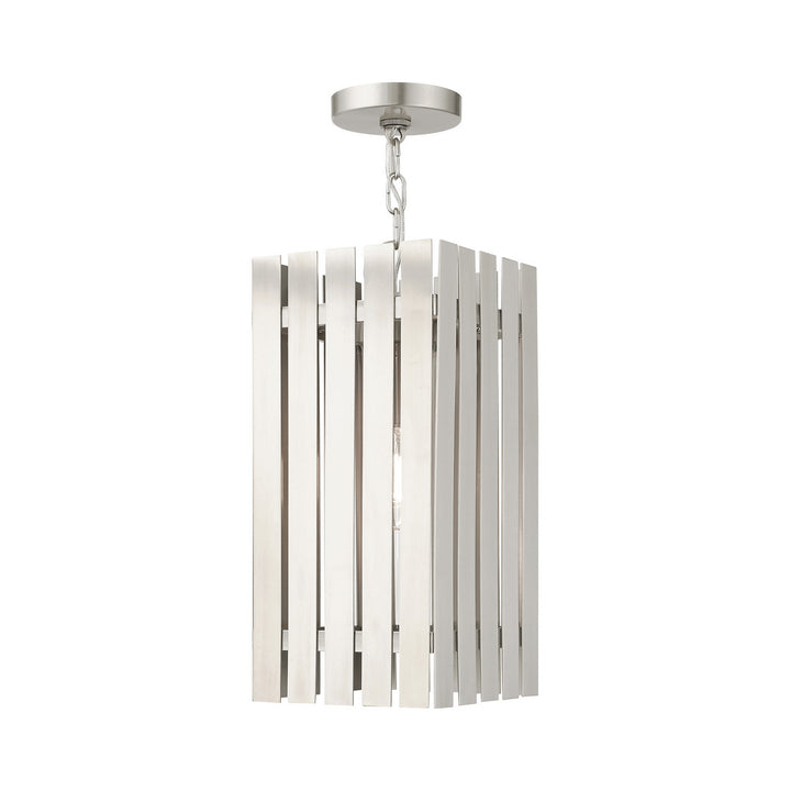 Livex Lighting 20757-91  Greenwich Outdoor Brushed Nickel