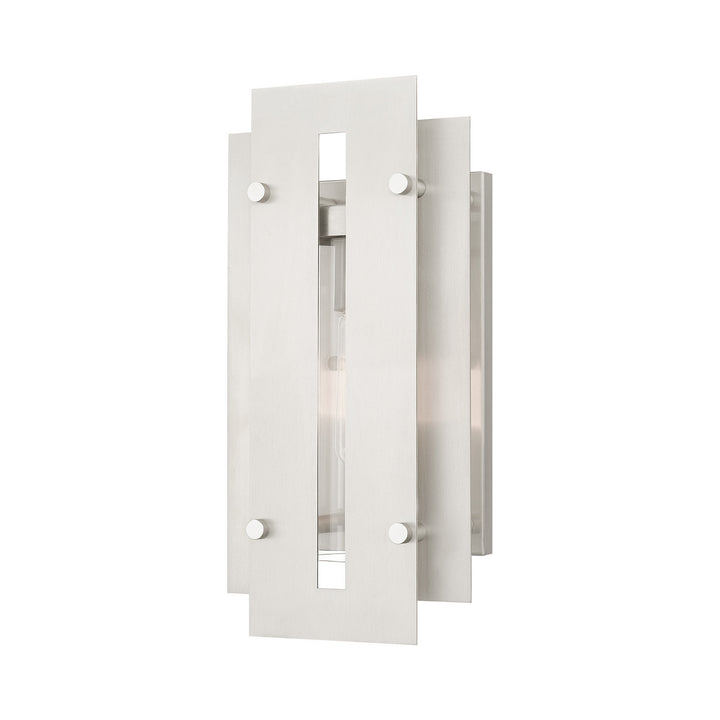 Livex Lighting 21772-91 Modern Utrecht Outdoor Brushed Nickels