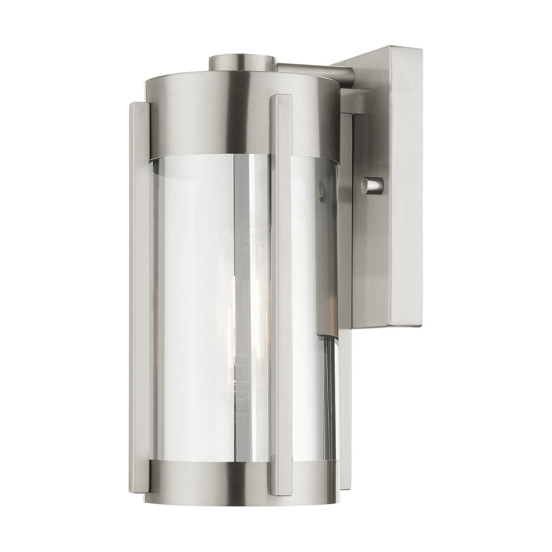 Livex Lighting 22380-91  Sheridan Outdoor Brushed Nickel