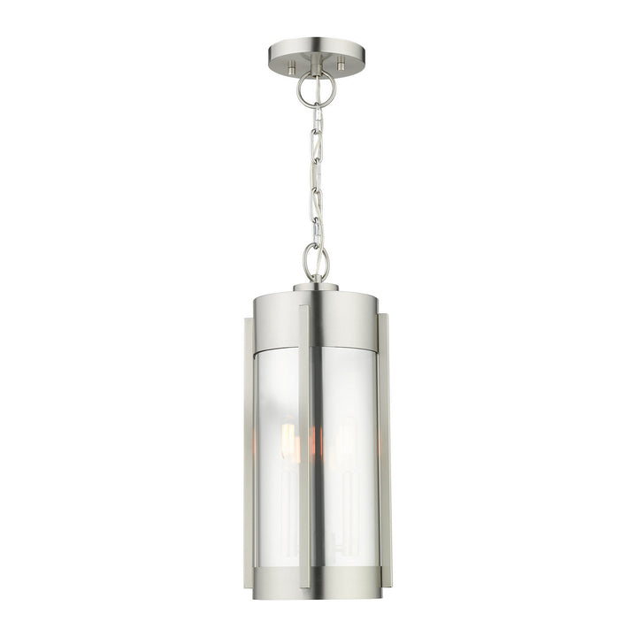 Livex Lighting 22385-91 Modern Sheridan Outdoor Brushed Nickel