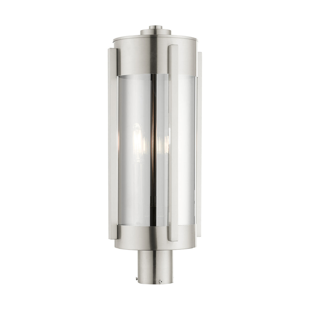 Livex Lighting 22387-91 Modern Sheridan Outdoor Brushed Nickel
